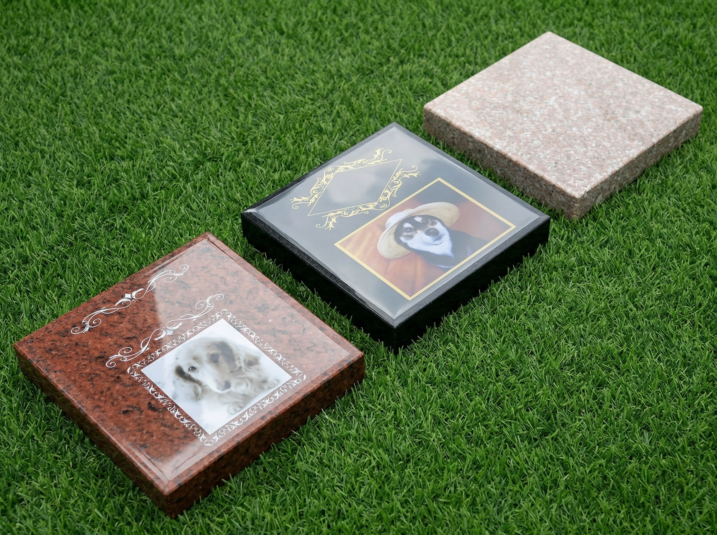 カロート式の動物用の標準墓石